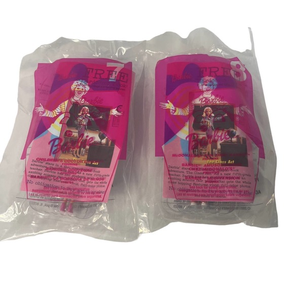 Mattel - Full Set 1-8 McDonalds Barbie 2001 Collection, Sealed, Vintage, Rare - Picture 5 of 5